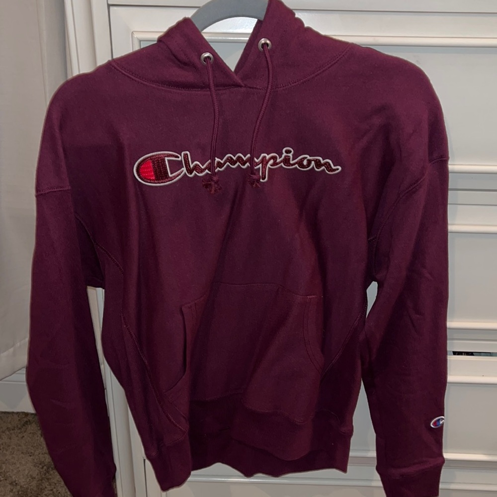 reverse weave champion hoodie